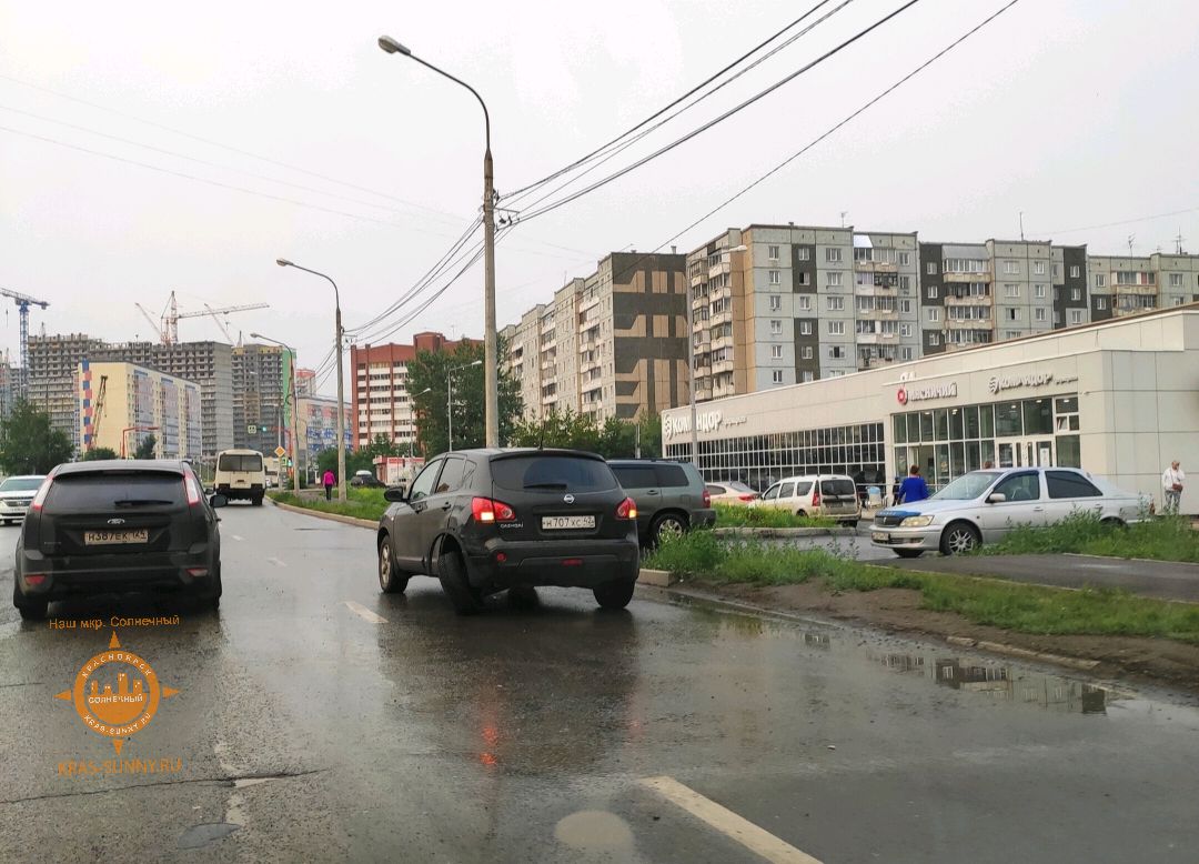 Авария на пешеходном переходе в Солнечном