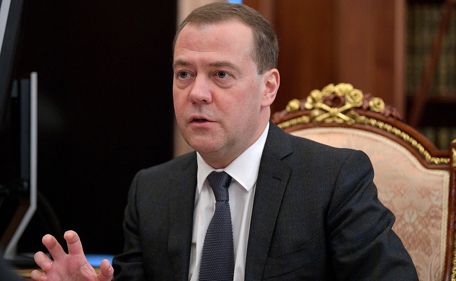 Дмитрий Медведев в Красноярске