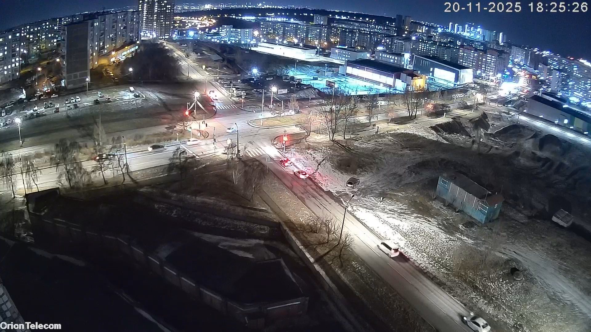 Камера на перекресток Микуцкого и 60 лет образования СССР